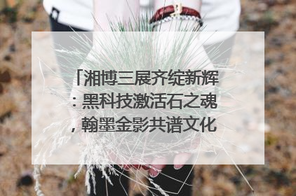 湘博三展齐绽新辉：黑科技激活石之魂，翰墨金影共谱文化遗产日华章