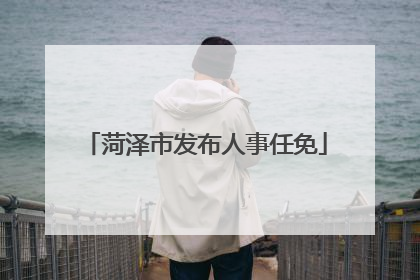 菏泽市发布人事任免