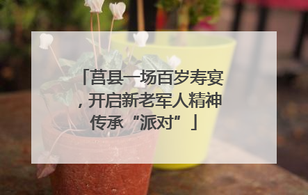 莒县一场百岁寿宴，开启新老军人精神传承“派对”