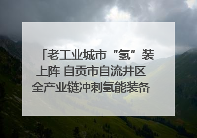 老工业城市“氢”装上阵 自贡市自流井区全产业链冲刺氢能装备制造新高地｜美好生活有“盐”味