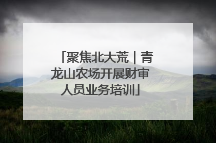 聚焦北大荒｜青龙山农场开展财审人员业务培训