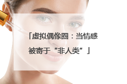 虚拟偶像圈：当情感被寄于“非人类”