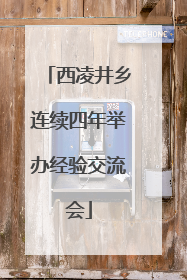 西凌井乡连续四年举办经验交流会