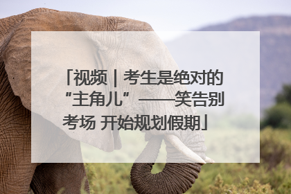 视频｜考生是绝对的“主角儿”——笑告别考场 开始规划假期