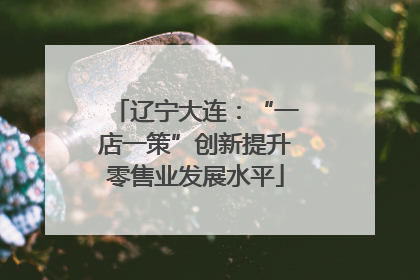 辽宁大连：“一店一策”创新提升零售业发展水平