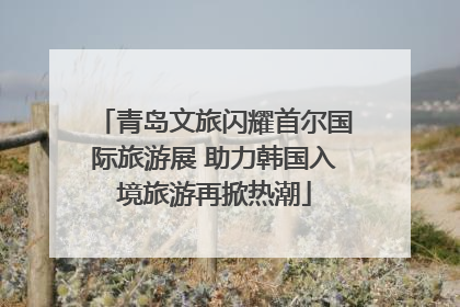 青岛文旅闪耀首尔国际旅游展 助力韩国入境旅游再掀热潮