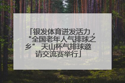 银发体育迸发活力，“全国老年人气排球之乡” 天山杯气排球邀请交流赛举行