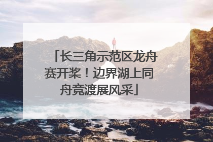 长三角示范区龙舟赛开桨！边界湖上同舟竞渡展风采