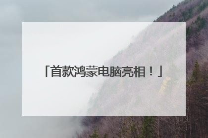 首款鸿蒙电脑亮相！
