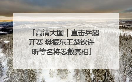 高清大图｜直击乒超开赛 樊振东王楚钦许昕等名将悉数亮相
