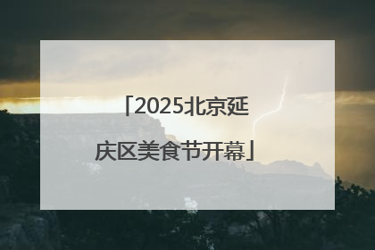 2025北京延庆区美食节开幕