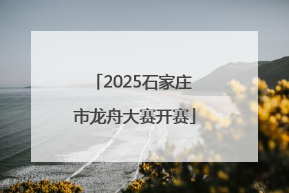 2025石家庄市龙舟大赛开赛