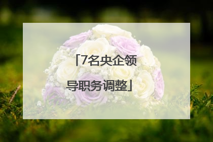 7名央企领导职务调整