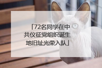 72名同学在中共仪征党组织诞生地旧址光荣入队