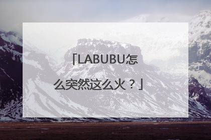 LABUBU怎么突然这么火？